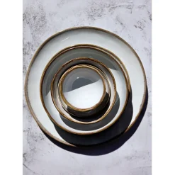 Coupelle en grès nacre d14cm - Nori