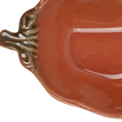 Coupelle piment en grès rhubarbe 18x8.5cm