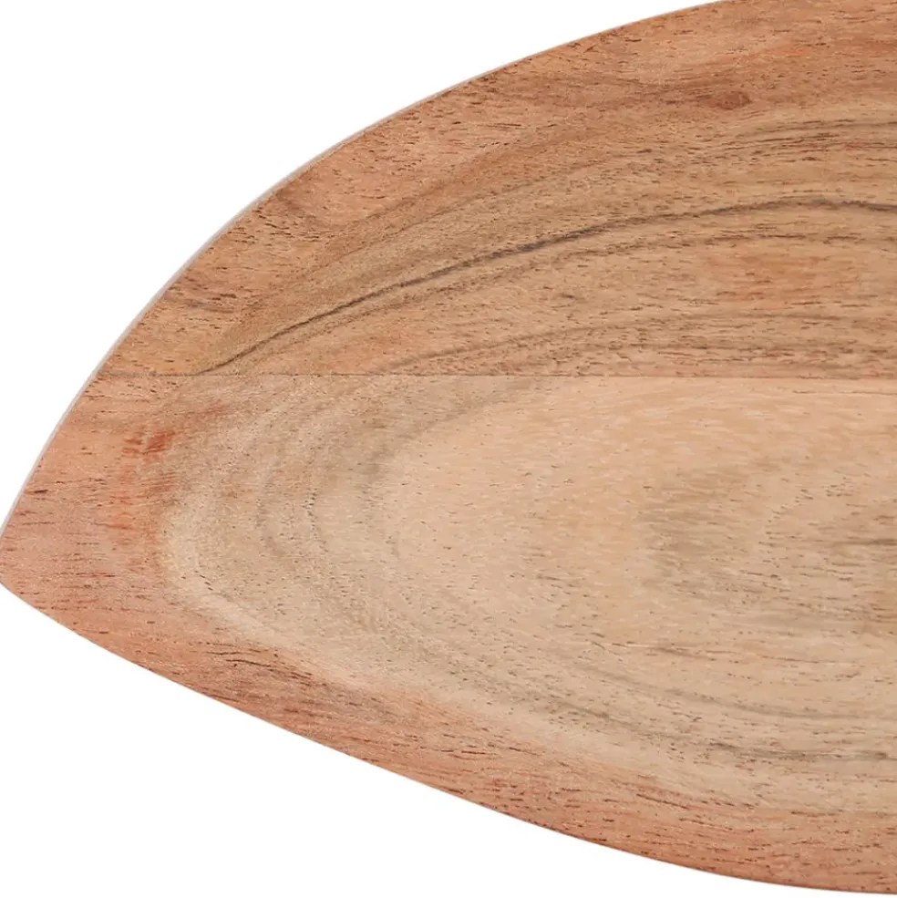 Coupelle poisson en acacia naturel 25x11cm - Dalbert
