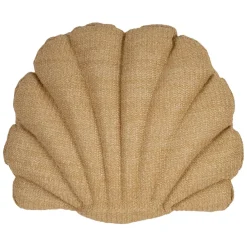 Coussin d'extérieur coquillage en tissu naturel 50x40cm - Garden