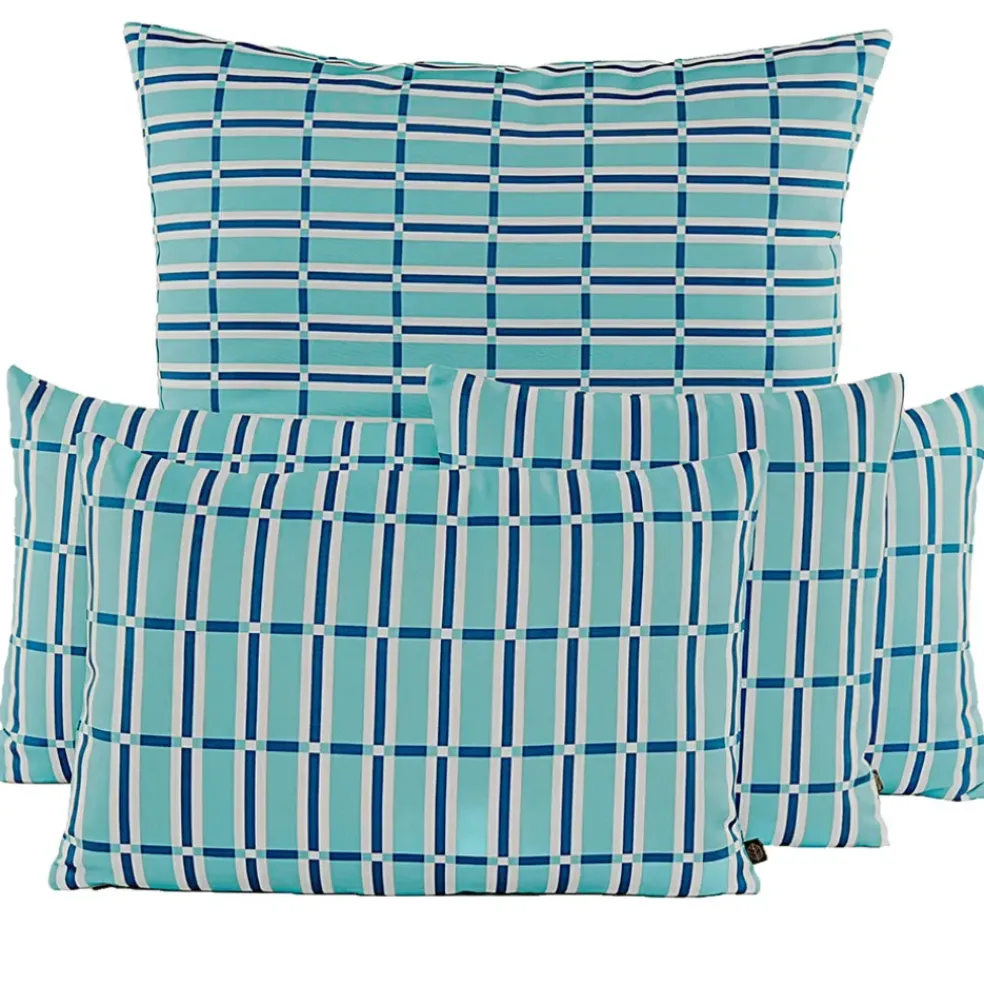 Coussin d'extérieur en tissu jade 45x45cm - Madera