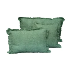 Coussin en laine sauge 40x60cm - Aspen
