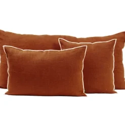 Coussin en lin brick 40x60cm - Chennai