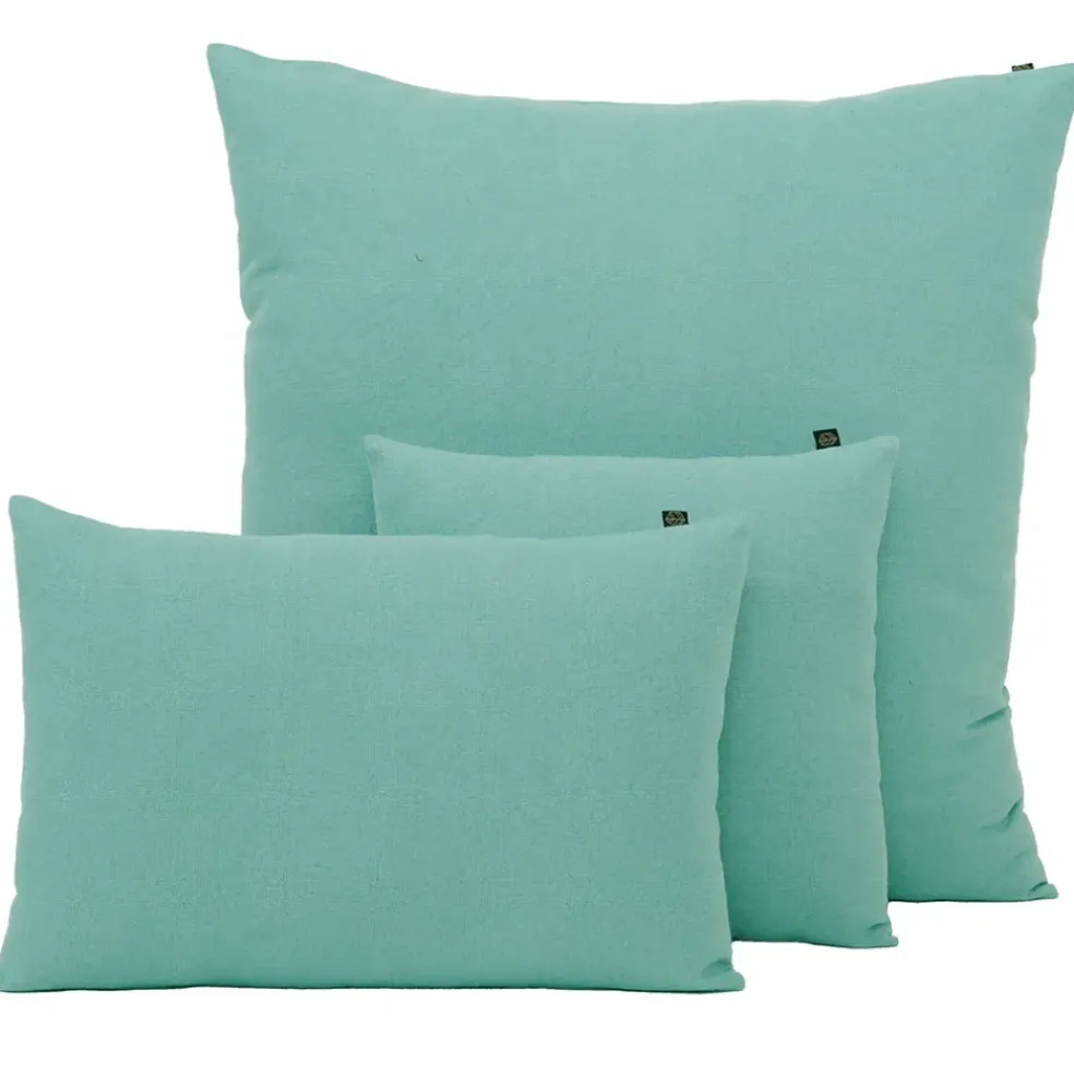 Coussin en lin et coton céladon 45x45cm - Figari