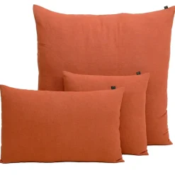 Coussin en lin et coton terre brulée 40x60cm - Figari
