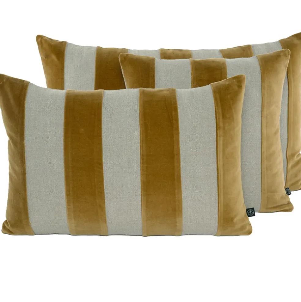 Coussin en lin gold 45x45cm - Brisbane