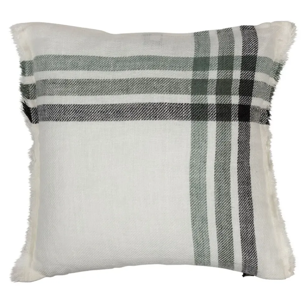 Coussin en lin pigeon 45x45cm - Paros