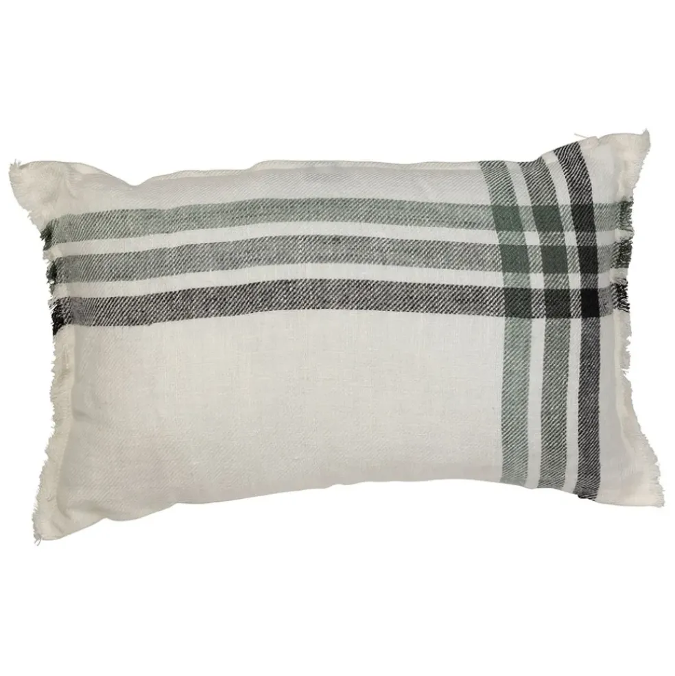 Coussin en lin pigeon 60x40cm - Paros