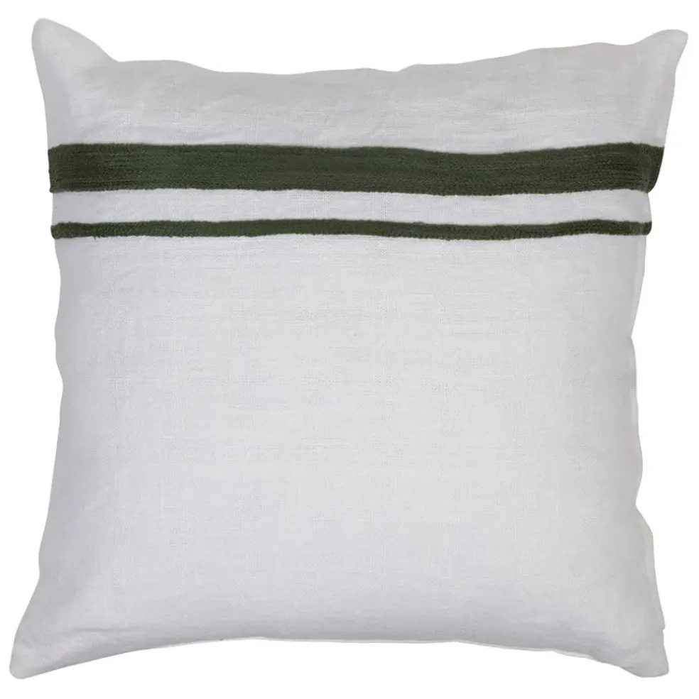 Coussin en lin pigeon 45x45cm - Malaga