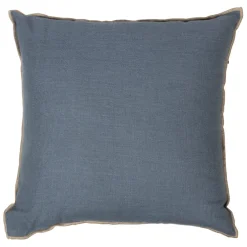 Coussin en lin turquin 45x45cm - Chennai
