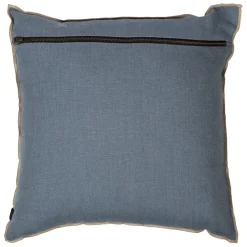 Coussin en lin turquin 45x45cm - Chennai