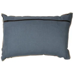 Coussin en lin turquin 60x40cm - Chennai