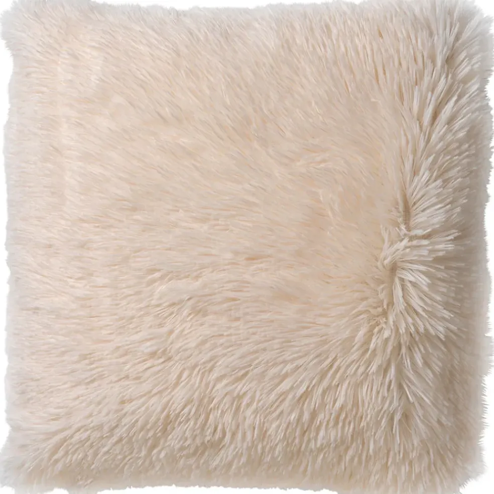 Coussin fluffy 45x45cm ivoire