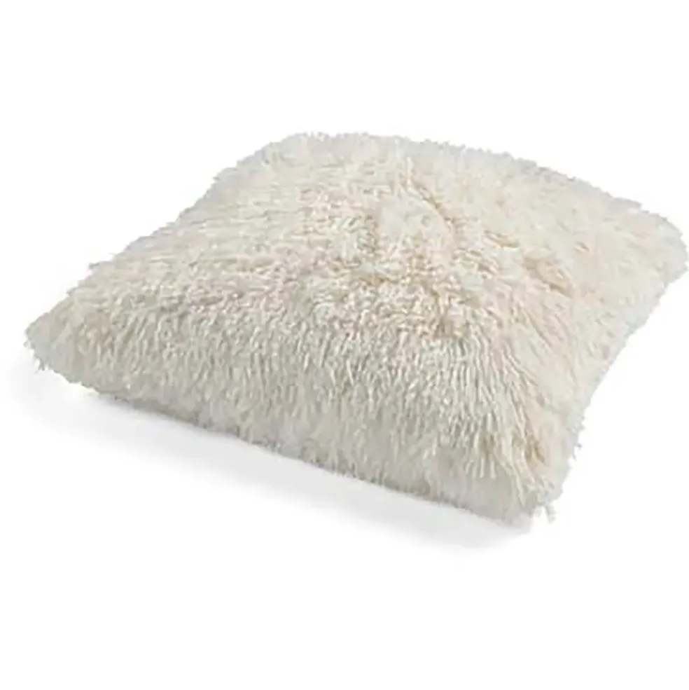 Coussin fluffy 45x45cm ivoire