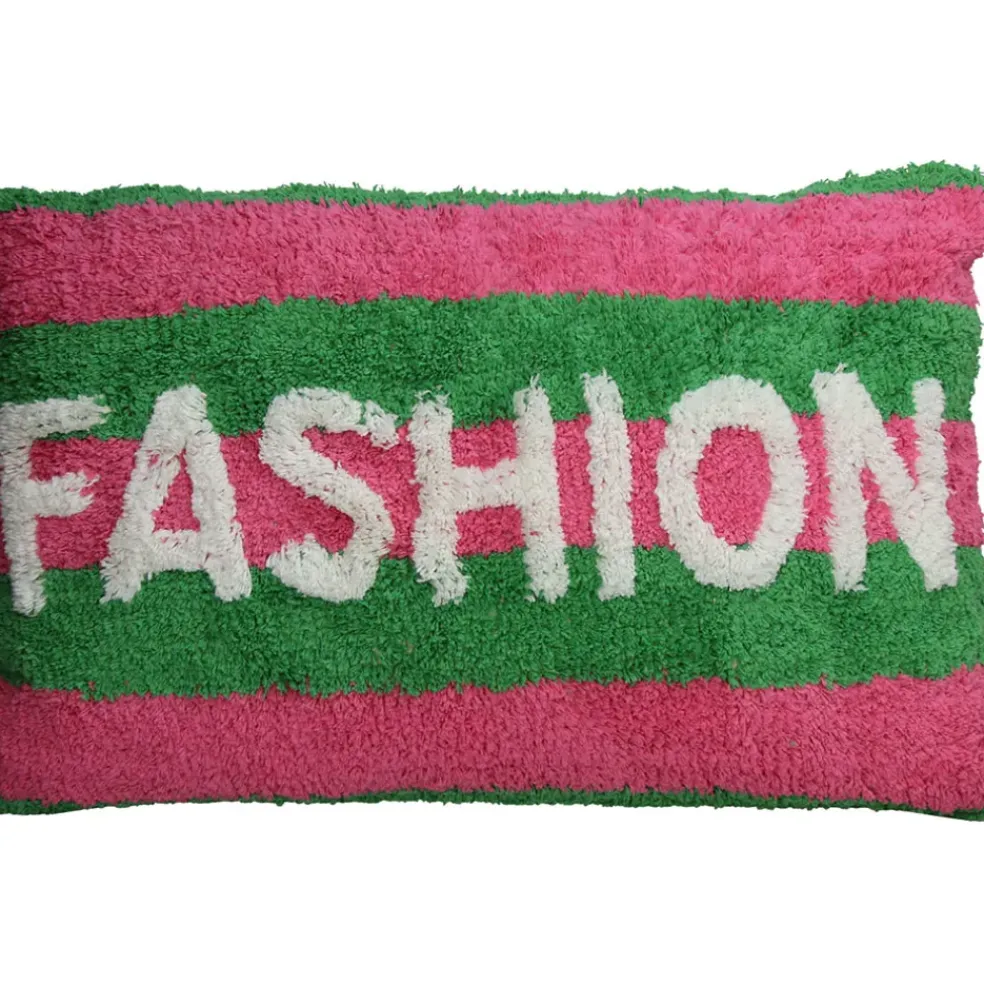 Coussin you've got style en coton rose 40x60cm