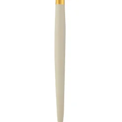 Couteau en inox ivoire et doré - Barisa