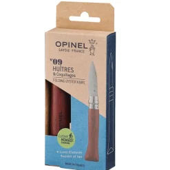 Couteau n°9 pour huîtres et coquillages en hêtre naturel