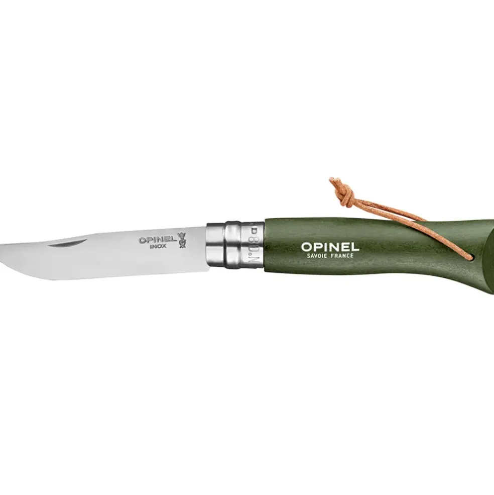 Couteau n°8 vri baroudeur kaki - opinel