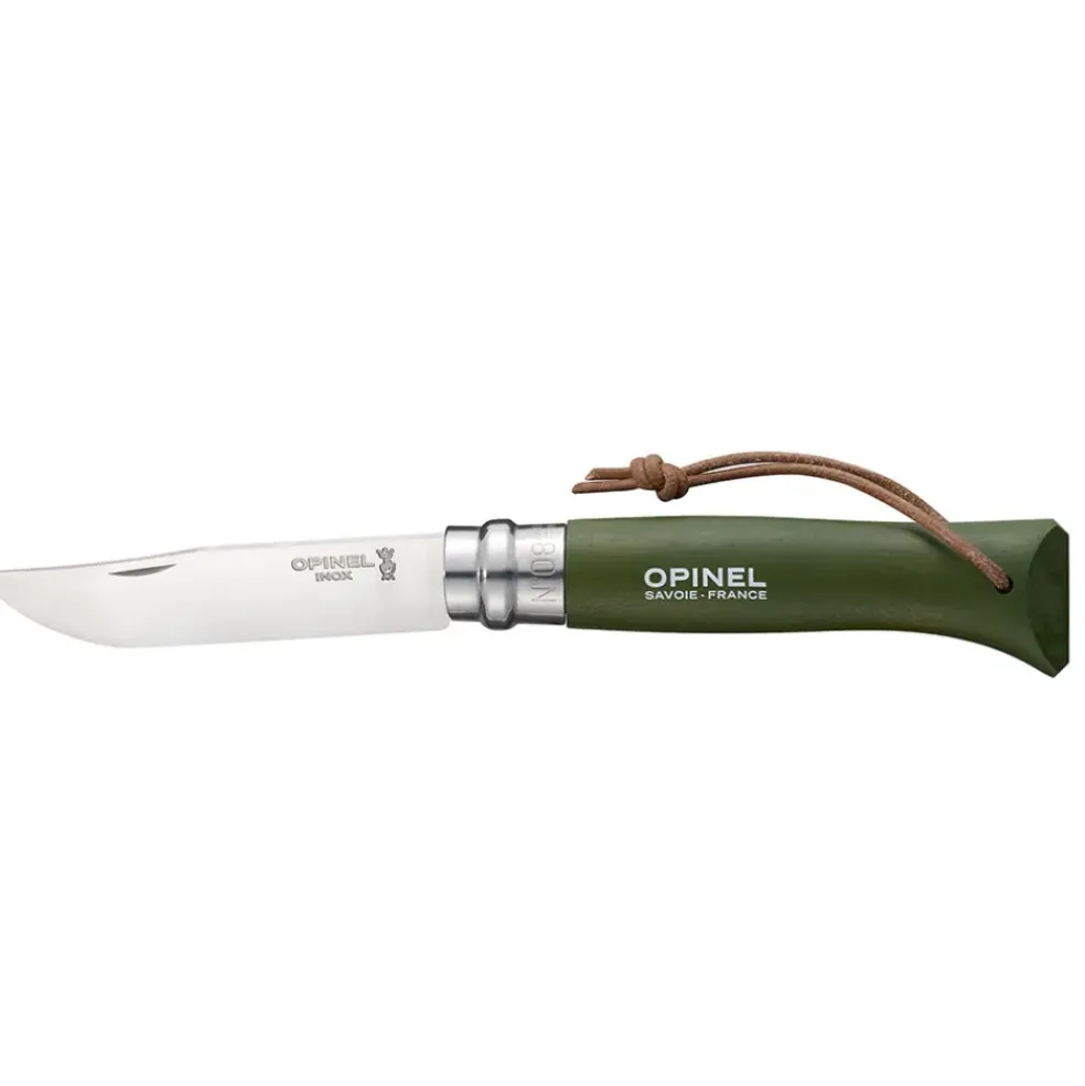 Couteau n°8 vri baroudeur kaki - opinel