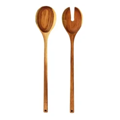 Couverts de service en acacia