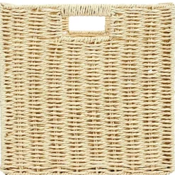Cube de rangement tresse pliable 30x30xh30cm