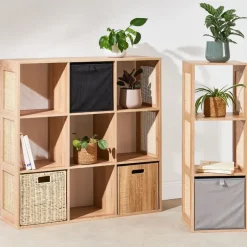 Cube de rangement tresse pliable 30x30xh30cm