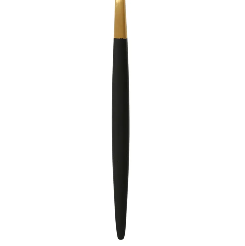 Cuillère à café en inox or et noir - barisa