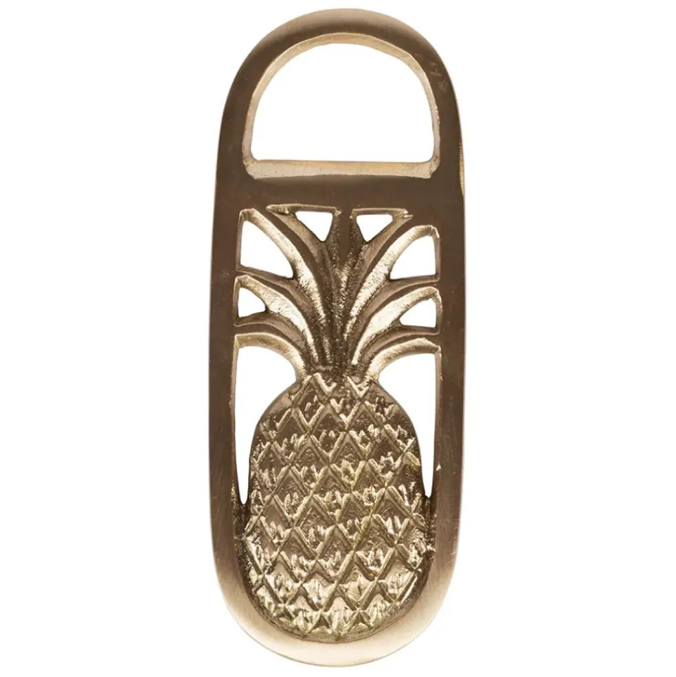 Décapsuleur ananas en laiton doré - Sunny