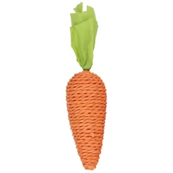 Déco carotte en corde orange et vert - P'tit légume