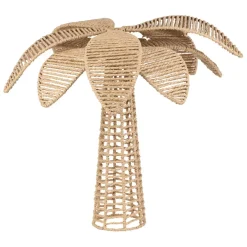 Déco grand palmier en corde et fer naturel h45cm - Palma