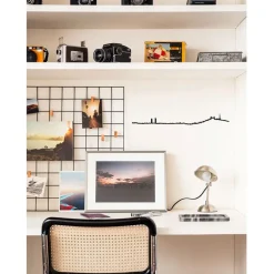 Décoration murale ligne lyon 50cm noir