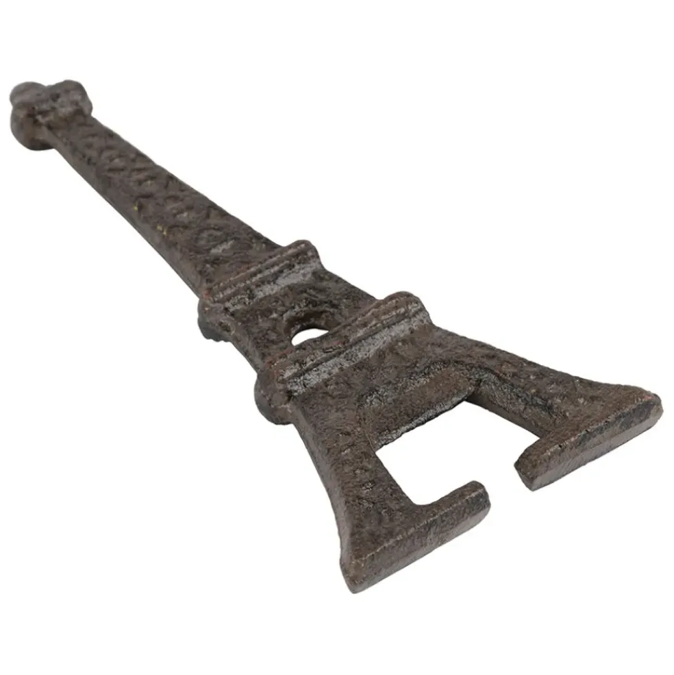 Decapsuleur tour eiffel en fonte brun - Fontnel