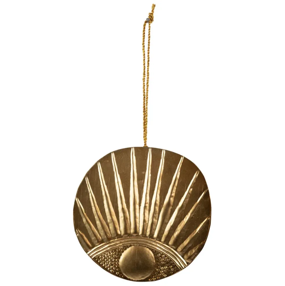 Deco murale demi-œil en laiton doré - Tropic Étoile