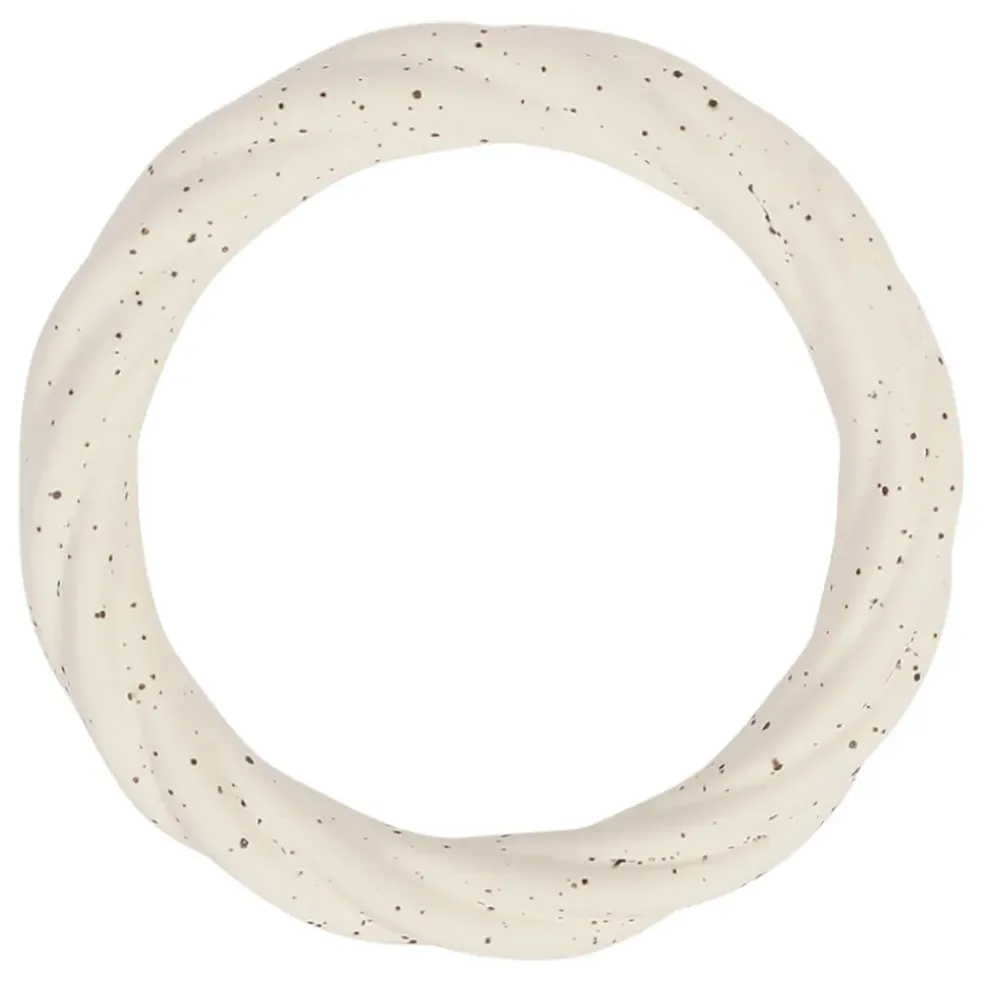 Dessous de plat en grès beige d15cm - Aurore