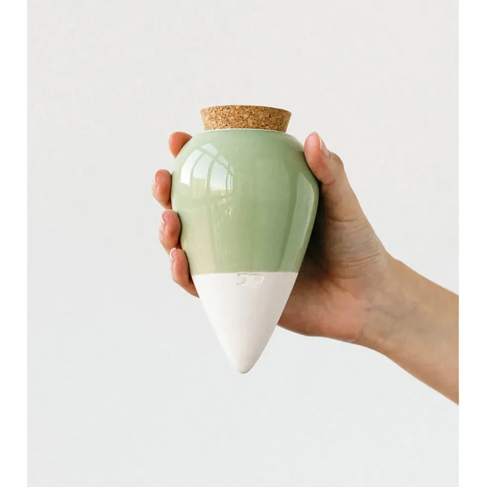 Diffuseur d'eau en argile vert 25cl - Olla