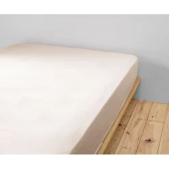 Drap housse en gaze de coton pampa 140x190cm - Gaia