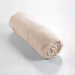 Drap housse en gaze de coton pampa 140x190cm - Gaia
