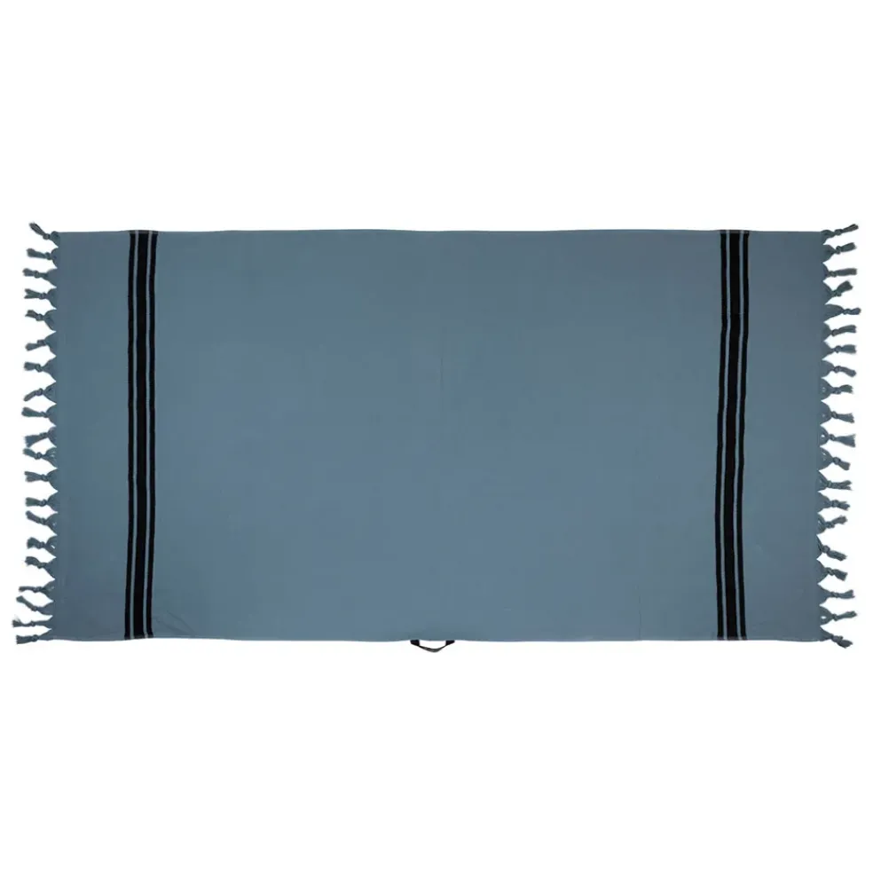 Drap pour plage en coton turquin 180x90cm - Tuitti
