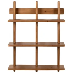 Etagère murale 3 niveaux en sapin naturel H78cm - Tradition