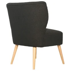 Fauteuil bouclette anthracite - Eleonor