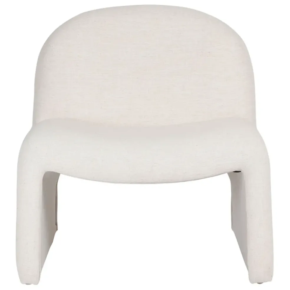 Fauteuil en lin écru - Minimal