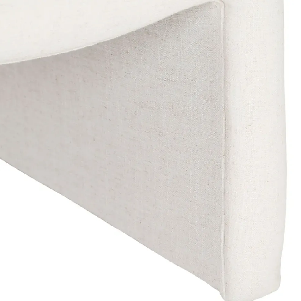 Fauteuil en lin écru - Minimal