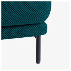Fauteuil en tissu 3d bleu canard - Paraty