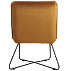 Fauteuil en velours ambre - Habby
