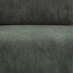 Fauteuil en velours côtelé vert - Chelsea