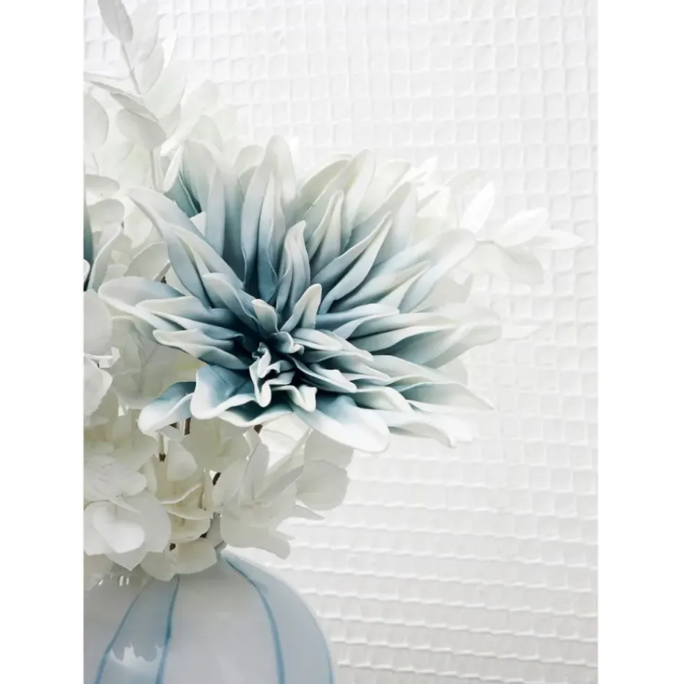 Fleur artificielle bleu et blanc h69cm - Tulia