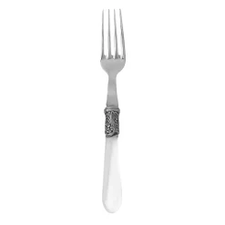 Fourchette en inox transparent - baroque