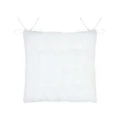 Galette de chaise 40x40x5cm blanc - Asgard
