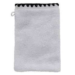 Gant de toilette en coton blanc 15x21cm - Issey