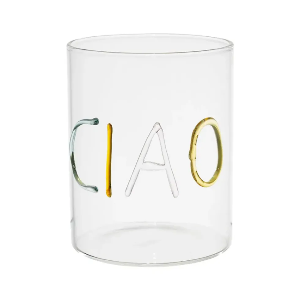 Gobelet ciao en verre pastel 40cl - Dolce Vita